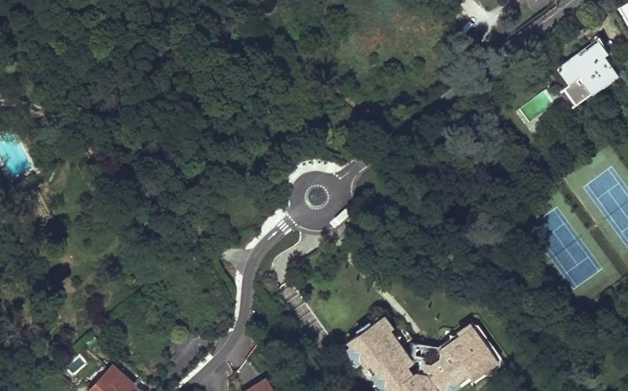 Vue aérienne du Chemin de la Bourdette