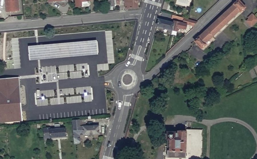 Vue aérienne du Avenue Jean Jaurès