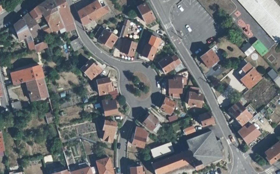 Vue aérienne du Rue Jean Jaurès