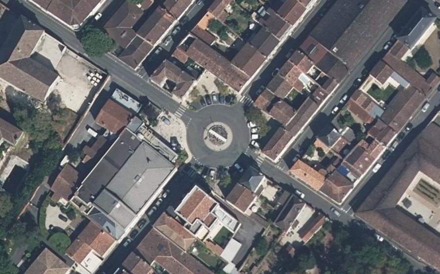 Vue aérienne du Place Robert Schuman