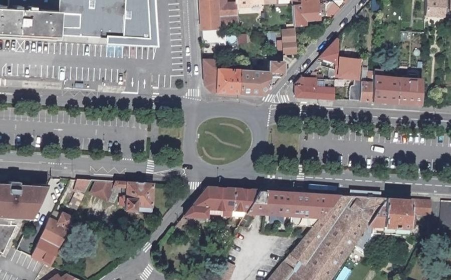 Vue aérienne du Avenue Gambetta