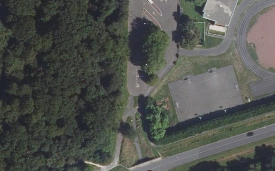 Vue aérienne du Rue de la Mare au Diable