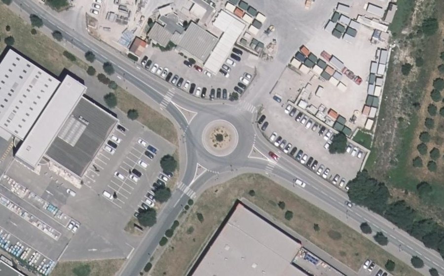 Vue aérienne du Rue Cinsault