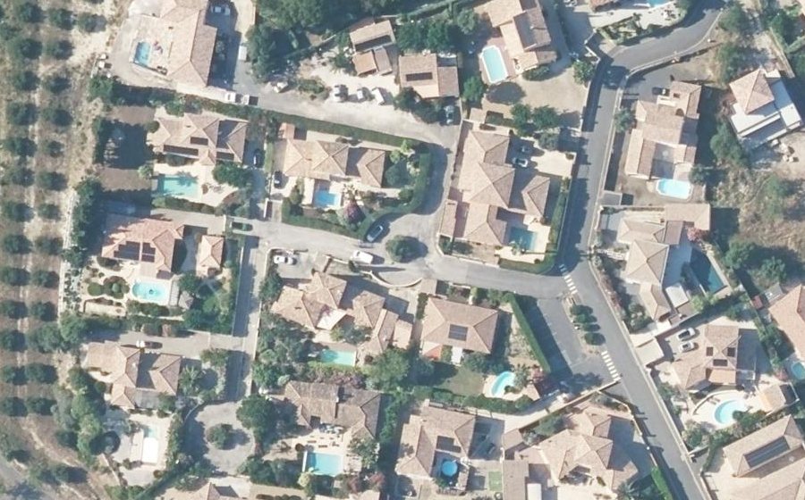 Vue aérienne du Impasse des Jujubiers