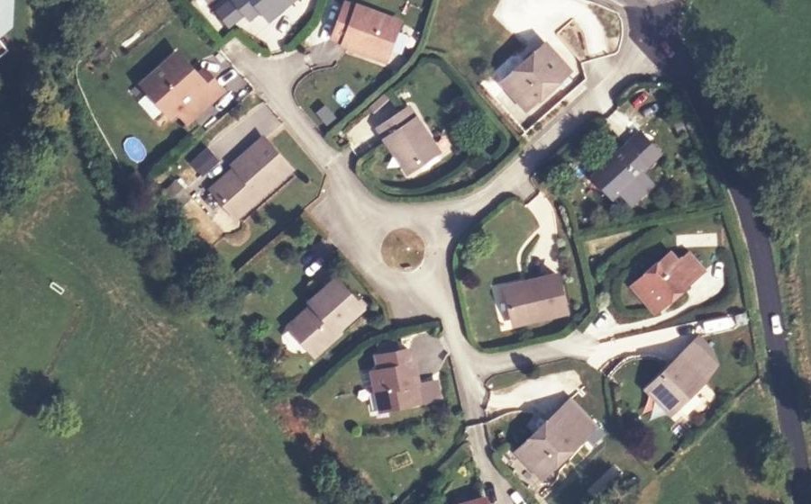 Vue aérienne du Allée du Parc Lavy