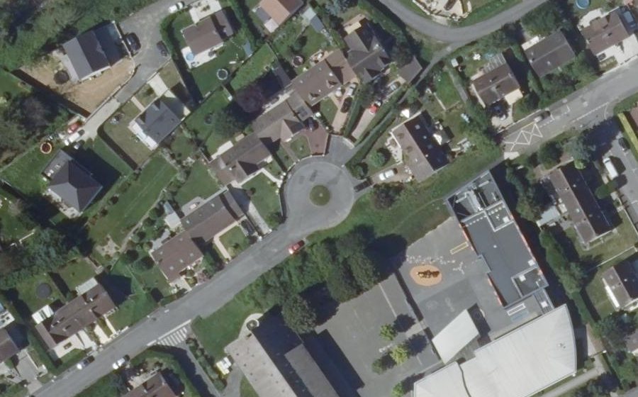 Vue aérienne du Allée de la Source