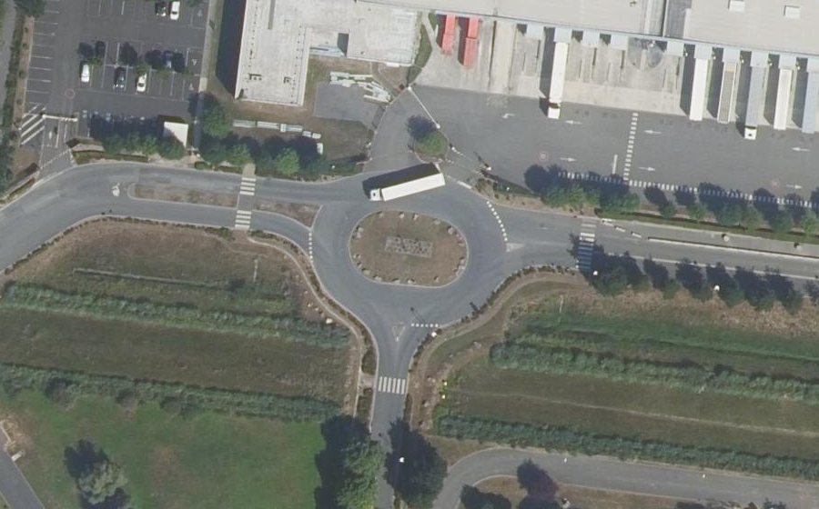 Vue aérienne du Rue Evariste Galois
