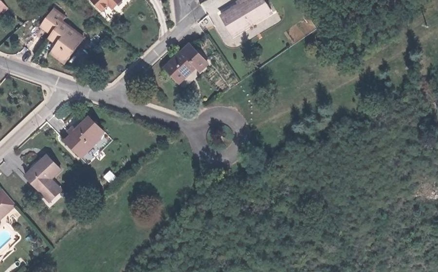 Vue aérienne du Rue de la Picarde