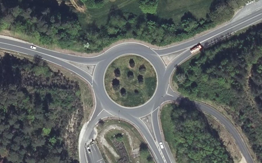 Vue aérienne du Avenue du Colonel Kauffmann