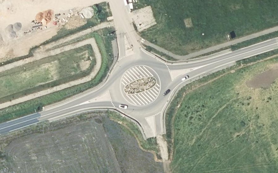 Vue aérienne du Rond-point anonyme n°709230005