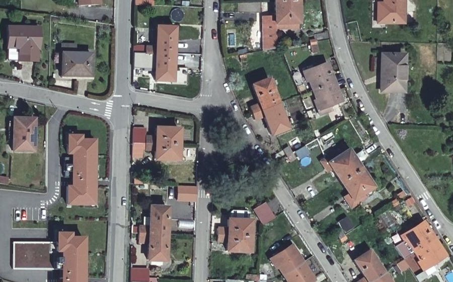Vue aérienne du Rue de la Roare