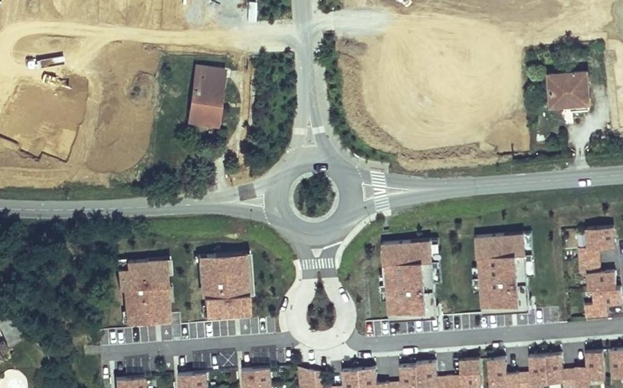 Vue aérienne du Route de Pibrac