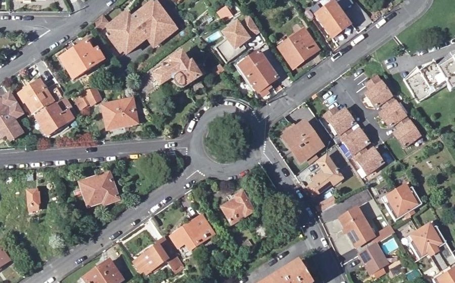 Vue aérienne du Rond-Point d'Aïzpurdi
