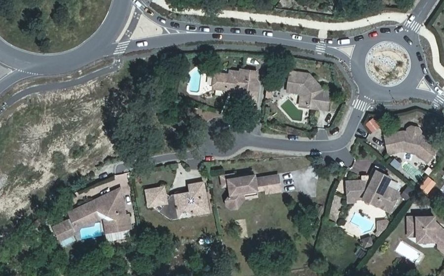 Vue aérienne du Impasse de Piquey