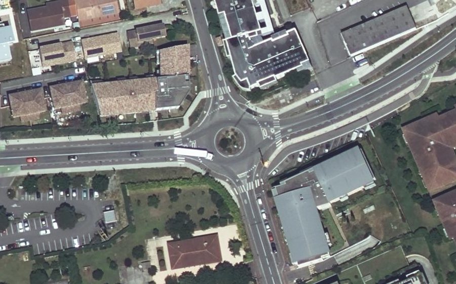 Vue aérienne du Boulevard Henri Gaussen