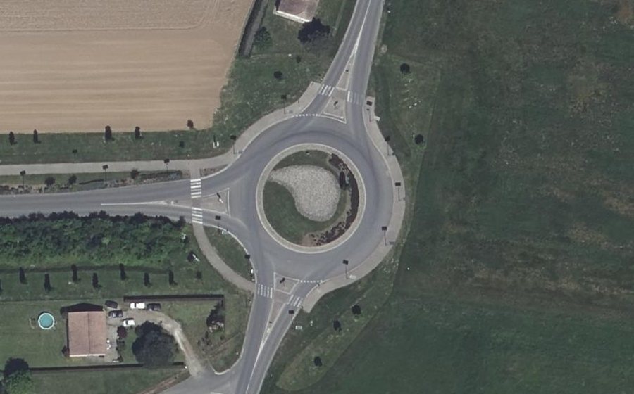 Vue aérienne du Avenue de Gascogne