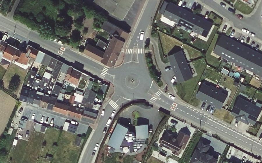 Vue aérienne du Chaussée du Clorbus - Clorbussteenweg