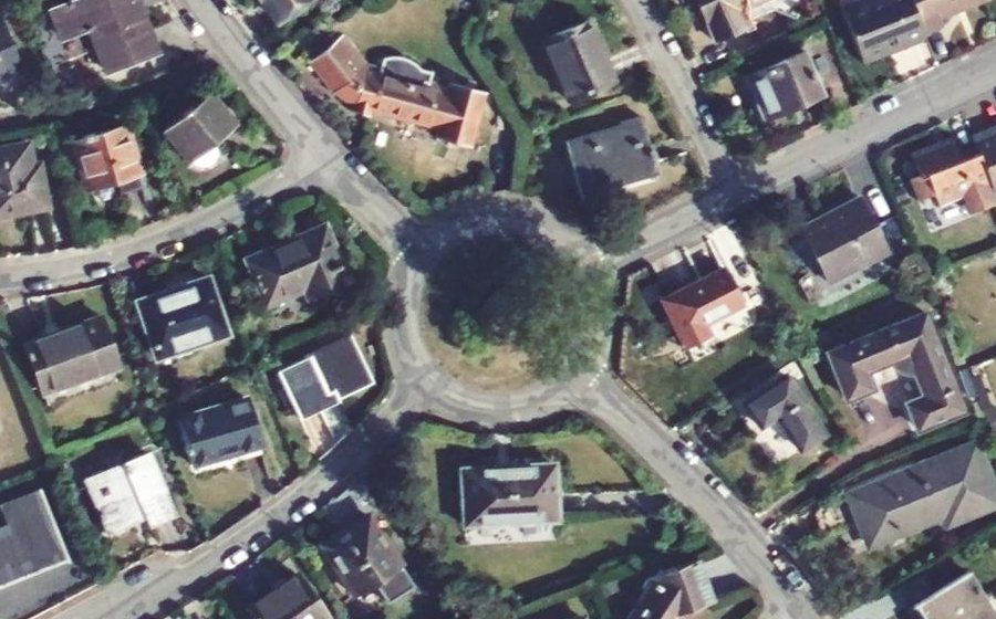 Vue aérienne du Rond-Point des Inventeurs
