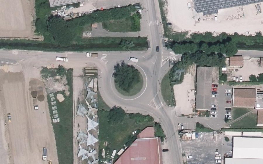 Vue aérienne du Rue des Pays Bas