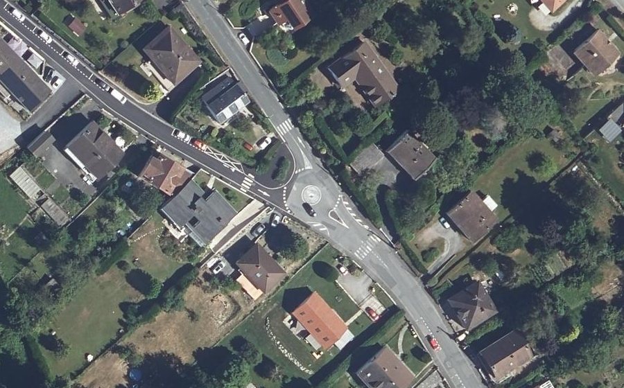 Vue aérienne du Rue de Pommeil