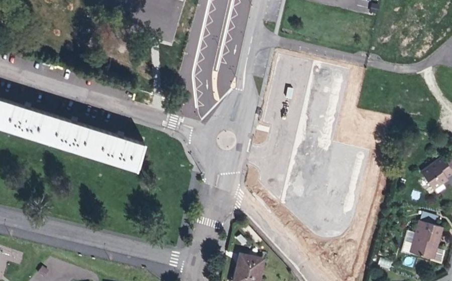 Vue aérienne du Rond-point anonyme n°725210007