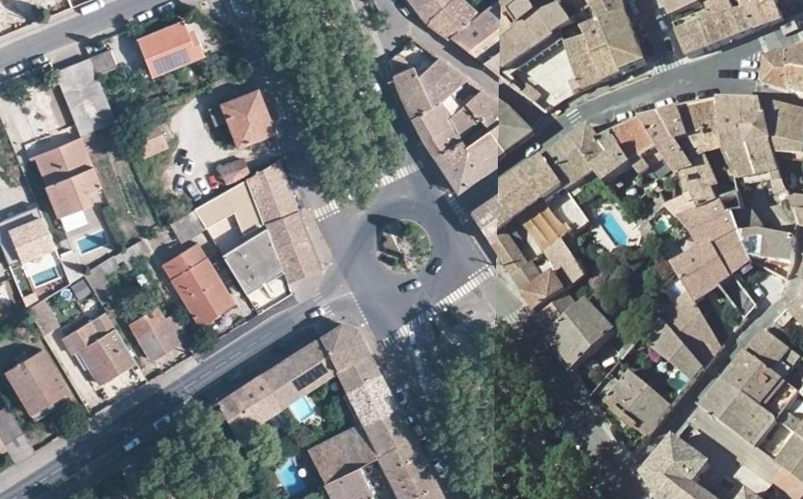 Vue aérienne du Rond-Point Jean-Pierre Delpuech