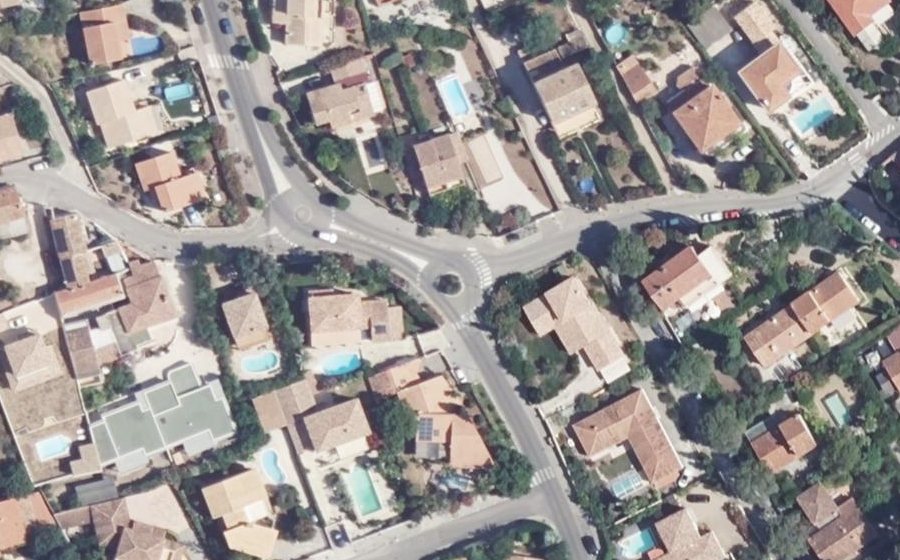 Vue aérienne du Avenue de la Grande Bastide