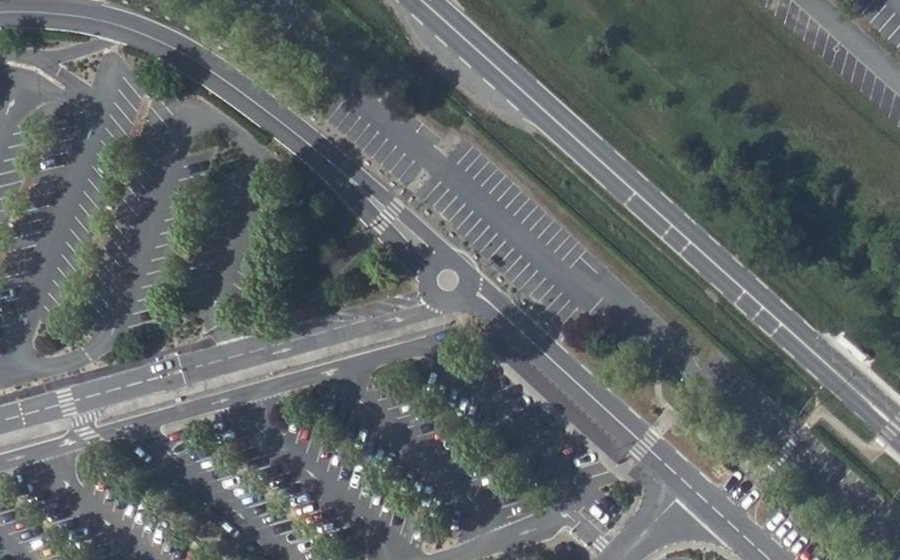Vue aérienne du Avenue du Professeur Jean Bernard