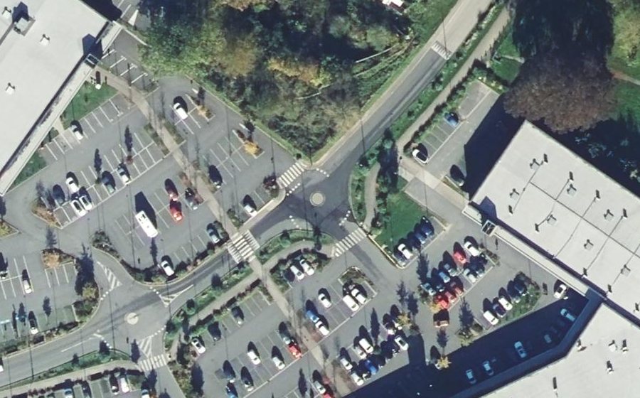 Vue aérienne du Avenue du Prieuré Saint-Pry