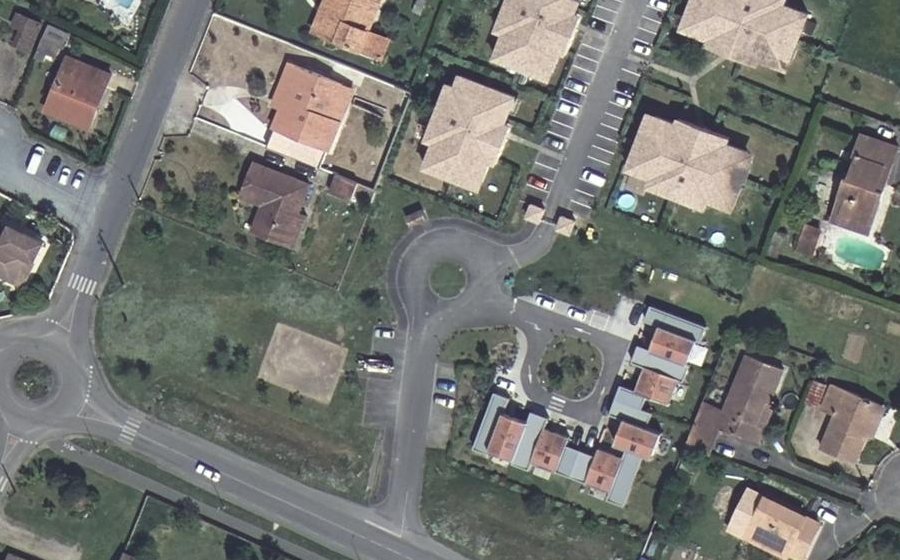 Vue aérienne du Rue Peyrot Bory