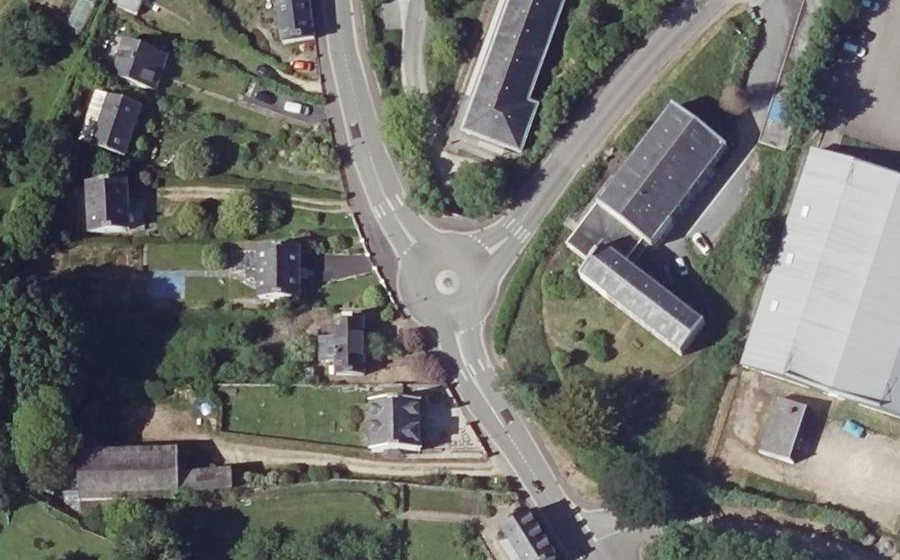 Vue aérienne du Rue des Cieux