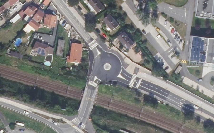 Vue aérienne du Rue de Vilgénis