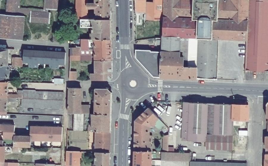 Vue aérienne du Rue Victor Hugo