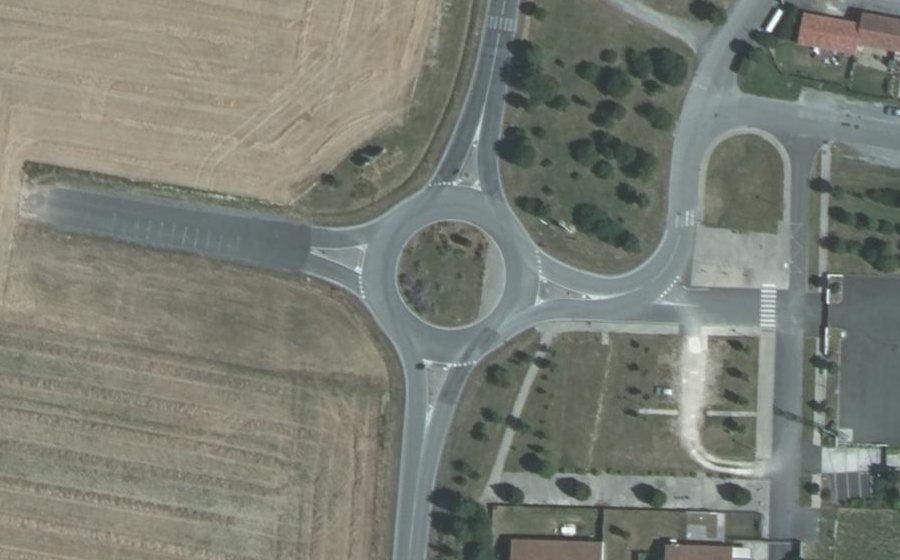 Vue aérienne du Rue de Benon