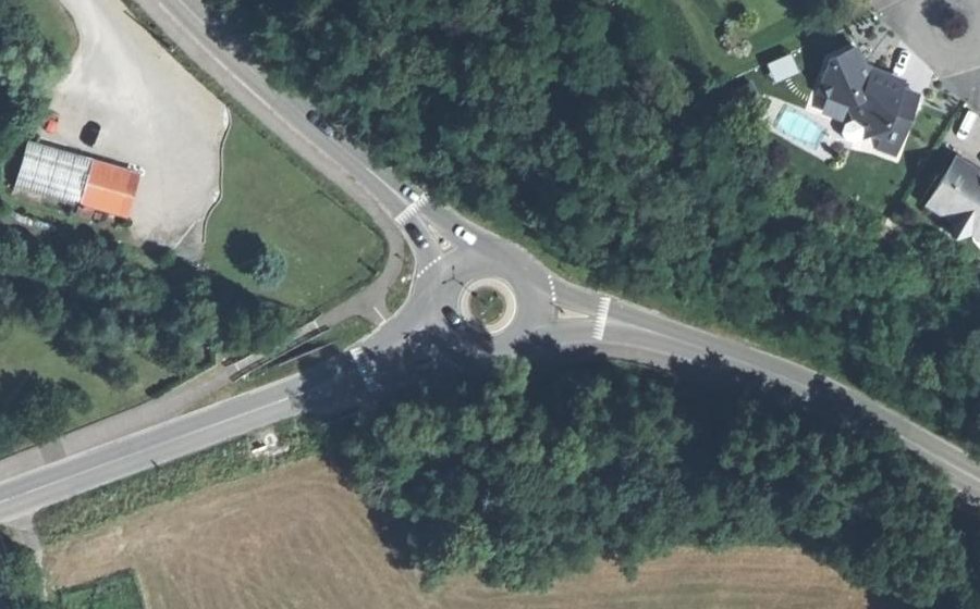 Vue aérienne du Rue du Général de Gaulle