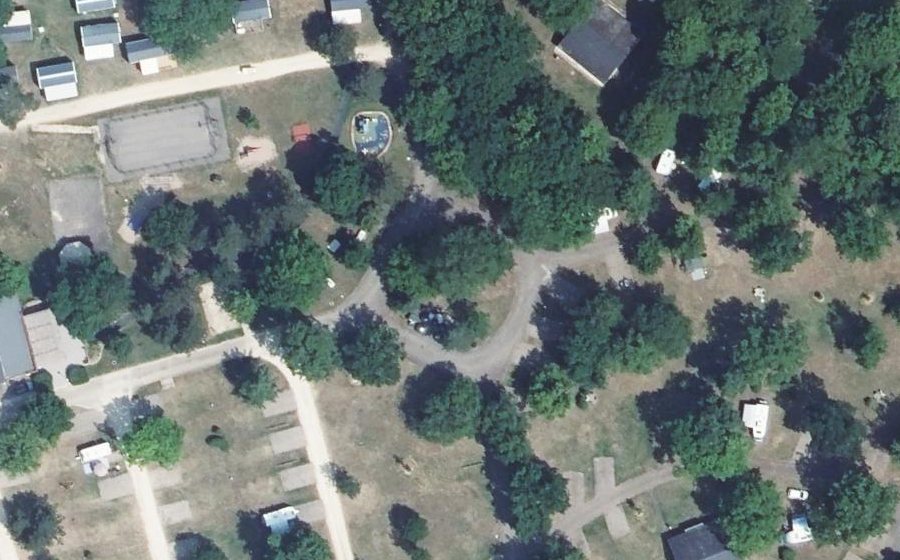 Vue aérienne du Rond-point anonyme n°7380881