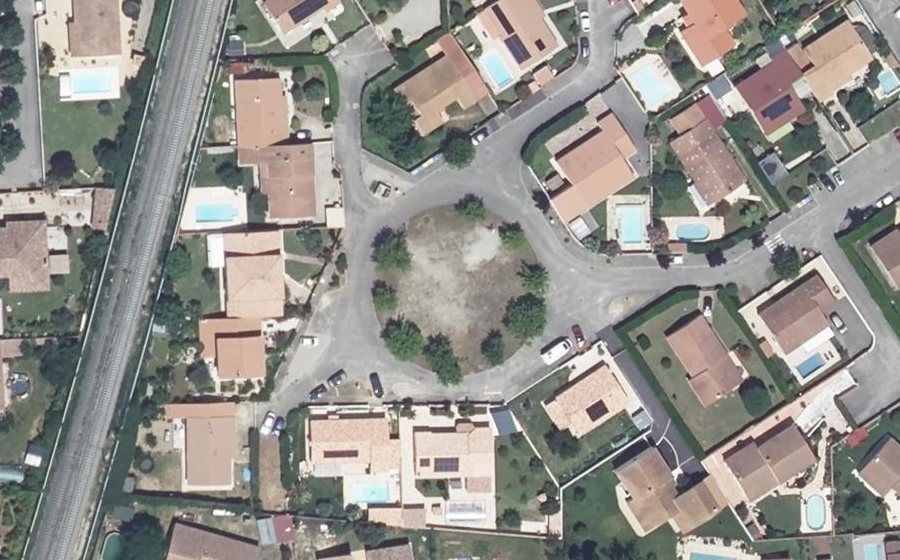Vue aérienne du Lotissement La Rotonde