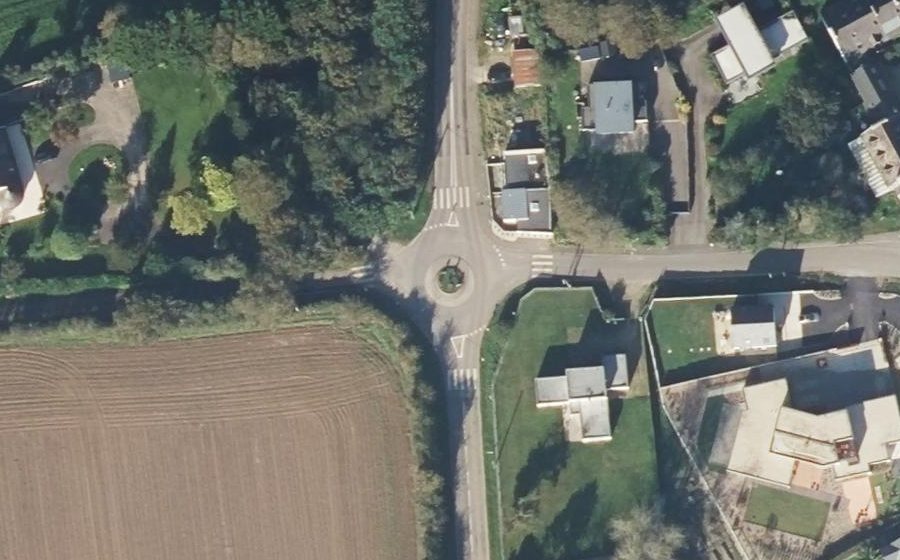 Vue aérienne du Route de Keraudren