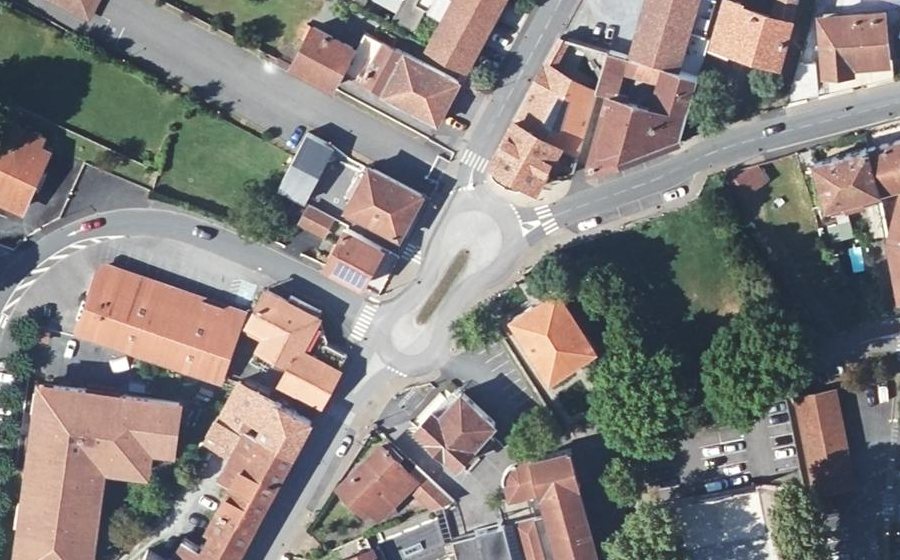 Vue aérienne du Rue Francis Jammes
