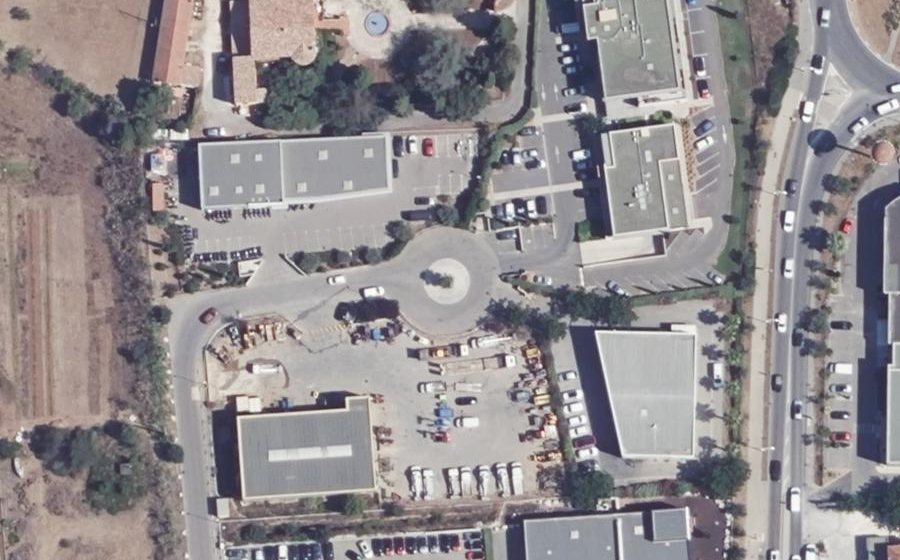Vue aérienne du Rond-point anonyme n°742500594