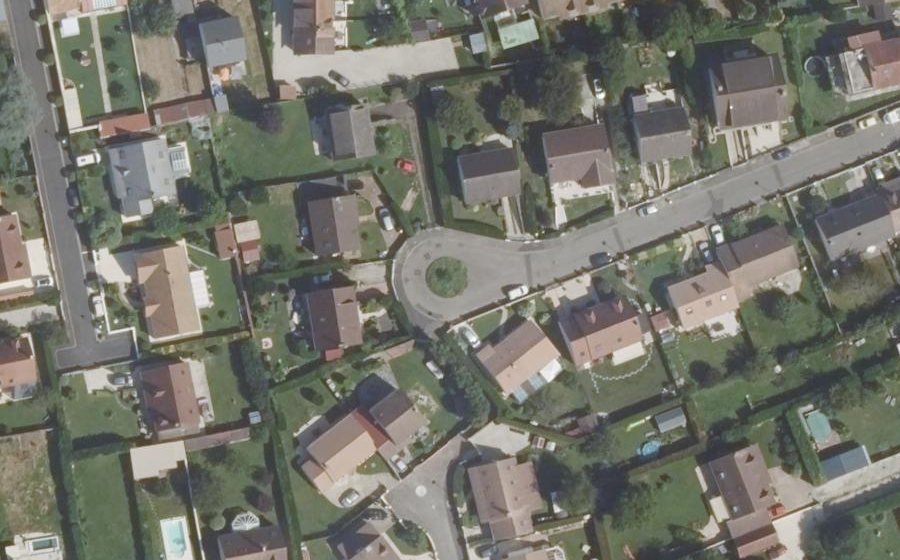 Vue aérienne du Rue Saint-Exupéry