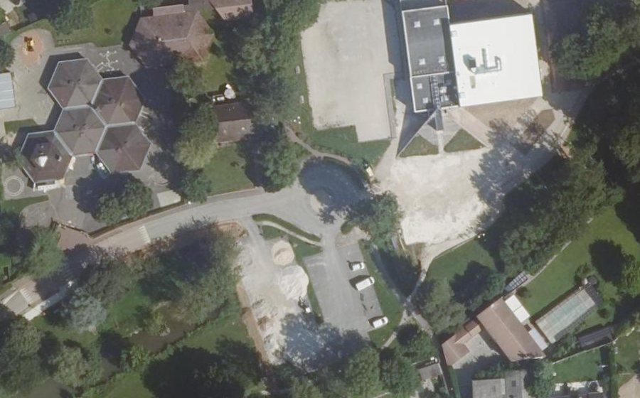 Vue aérienne du Rue Albert Dauvergne
