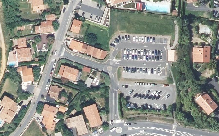 Vue aérienne du Rue Tarte Berria