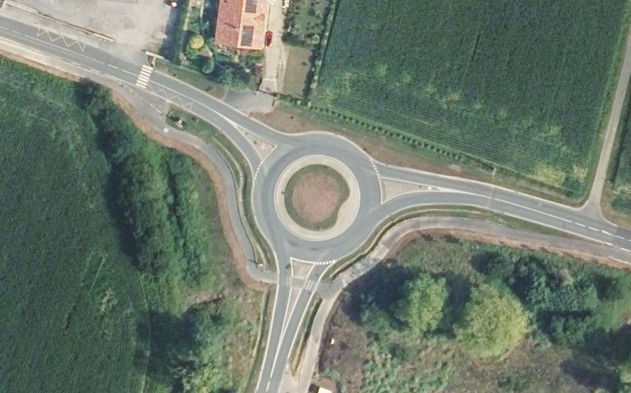 Vue aérienne du Route Océane
