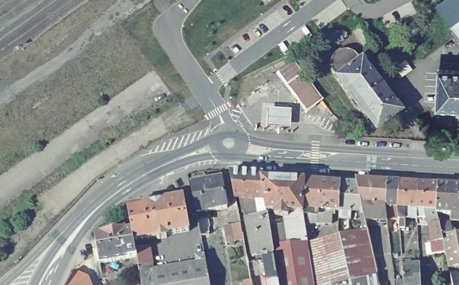 Vue aérienne du Giratoire de France