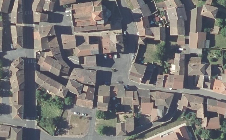Vue aérienne du Place de la Libération