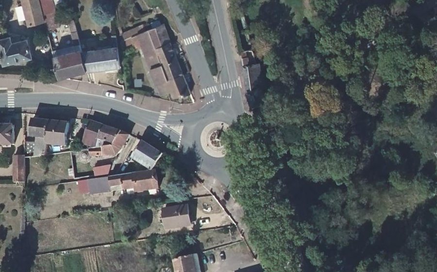 Vue aérienne du Rond-Point de la République