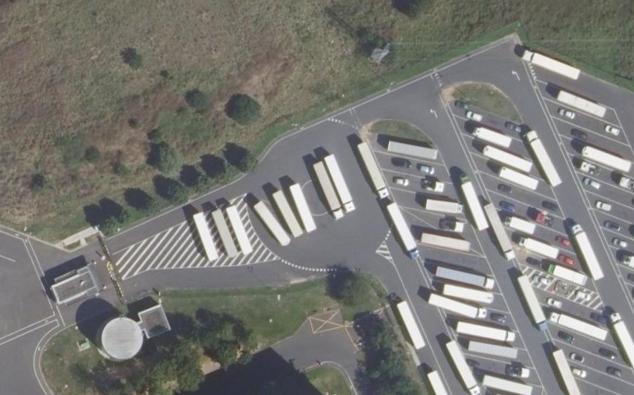 Vue aérienne du Rond-point anonyme n°752697694