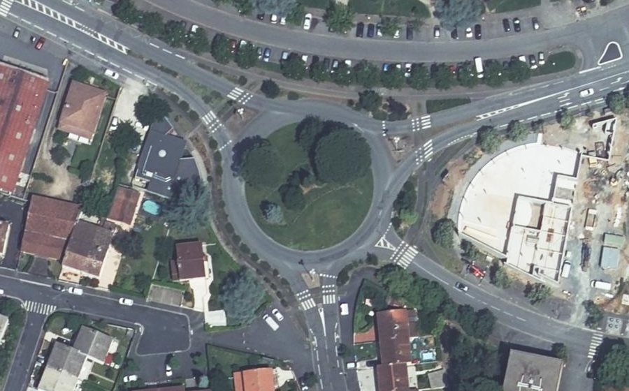 Vue aérienne du Boulevard Maréchal Lannes