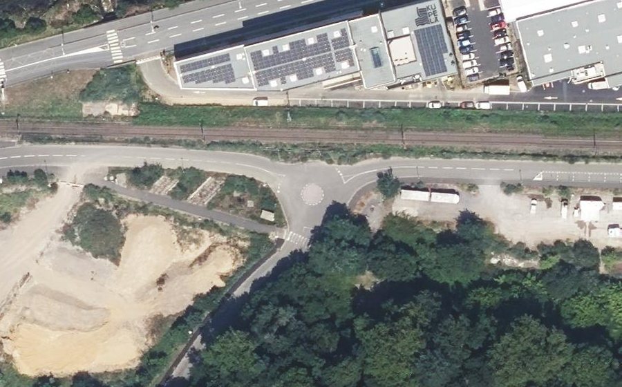 Vue aérienne du Chemin de Frais